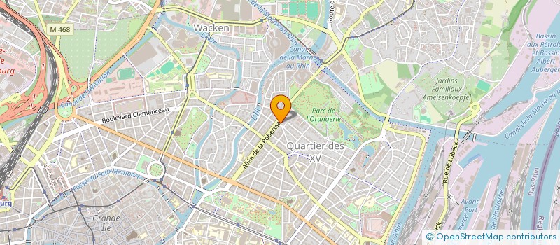 localisation de l'entreprise REPRESENTATION PERMANENTE DE LA CROATIE à STRASBOURG