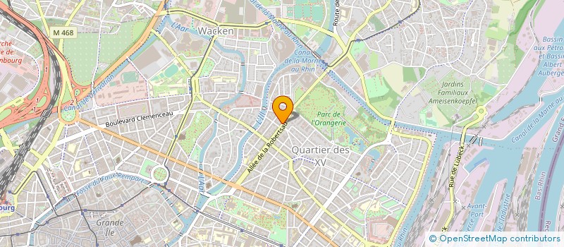 localisation de l'entreprise REPRESENTATION PERMANENTE DE LA LETTONIE à STRASBOURG