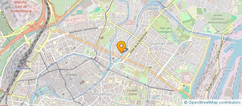 localisation de l'entreprise REPRESENTATION PERMANENTE DE LA R.F.A à STRASBOURG