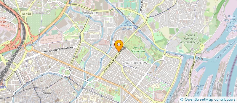 localisation de l'entreprise REPRESENTATION PERMANENTE DE LA SUEDE à STRASBOURG