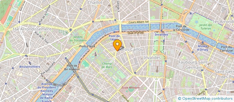 localisation de l'entreprise REPRESENTATION PERMANENTE DU LUXEMBOURG AUPRES DE L OCDE ET DE L UNESCO à PARIS