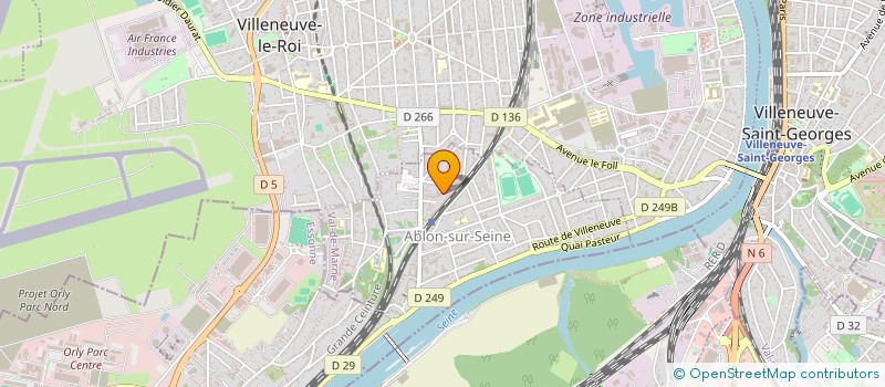 localisation de l'entreprise REPRESENTATION VENTE ET TECHNIQUE à ABLON-SUR-SEINE