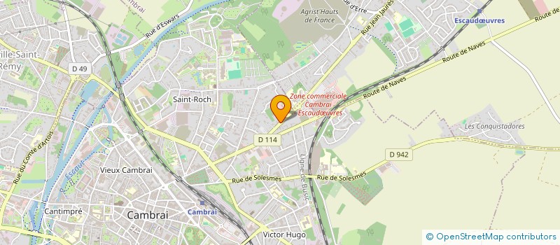 localisation de l'entreprise REPRISE CASH  CAMBRAI