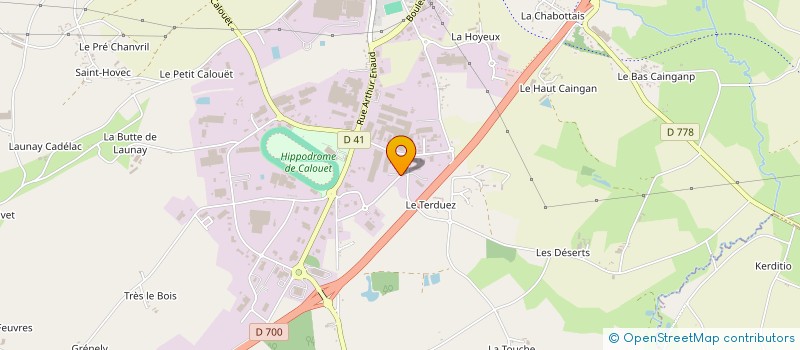 localisation de l'entreprise REPRO ARMOR à LOUDEAC