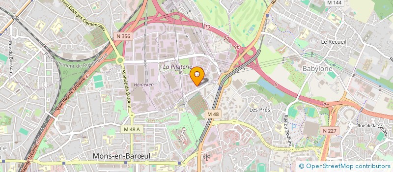 localisation de l'entreprise REPRO CENTER à VILLENEUVE-D'ASCQ