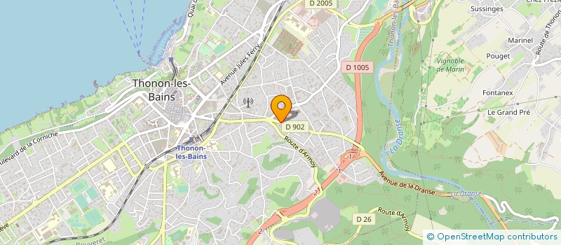 localisation de l'entreprise REPRO LEMAN à THONON-LES-BAINS