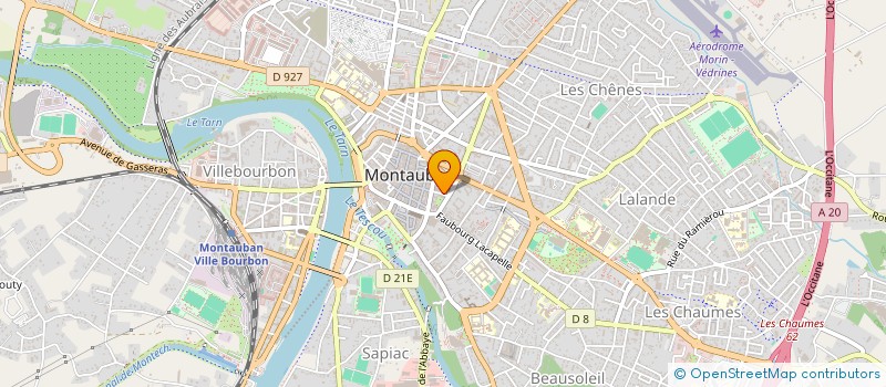 localisation de l'entreprise REPRO MINUTE  MONTAUBAN