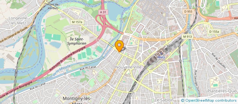 localisation de l'entreprise REPRO PARTNER à METZ