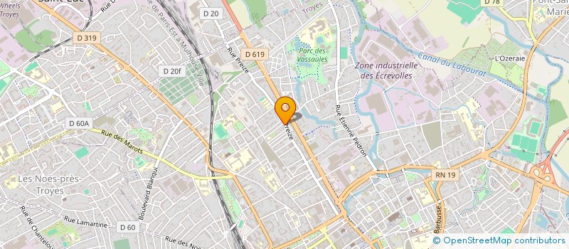 localisation de l'entreprise REPRO SERVICE 10 à TROYES
