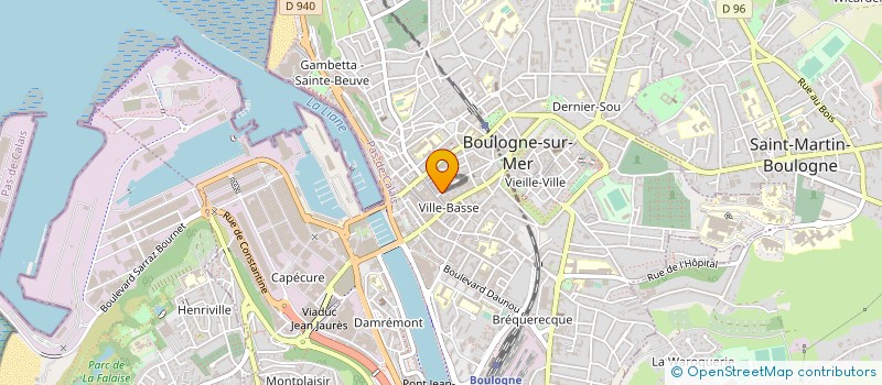 localisation de l'entreprise REPRO SERVICES à BOULOGNE-SUR-MER