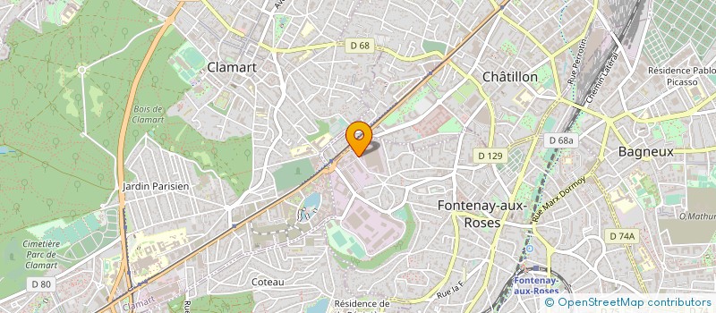 localisation de l'entreprise REPRO STER à FONTENAY-AUX-ROSES