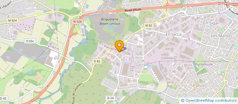 localisation de l'entreprise REPRO TECH à PLAISANCE-DU-TOUCH