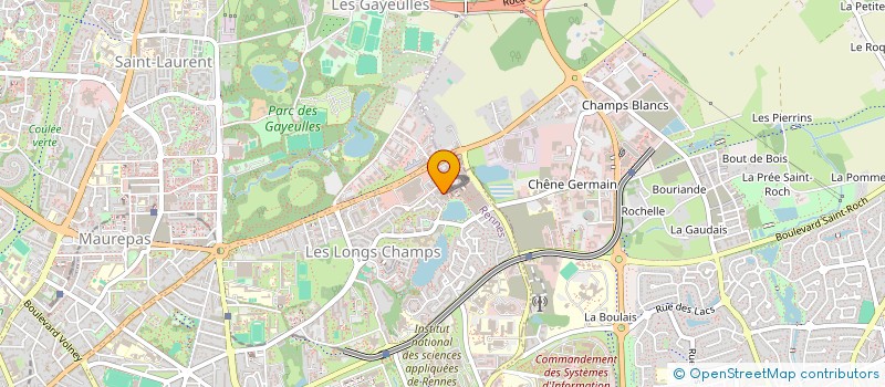 localisation de l'entreprise REPRODIS à RENNES