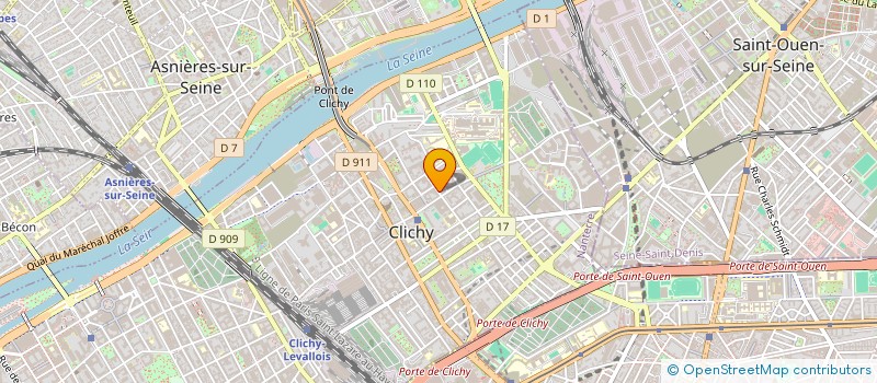 localisation de l'entreprise REPRODUCTION PRESSE MODERN à CLICHY