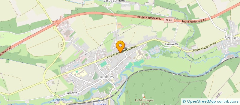 localisation de l'entreprise REPROGEN  LUMBRES