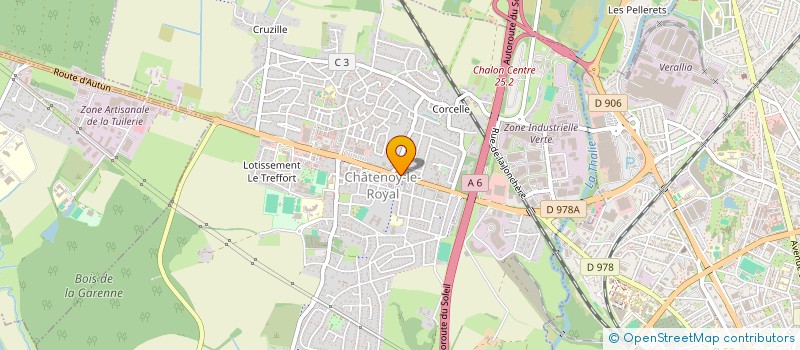 localisation de l'entreprise REPROGRAPHIE ASSISTANCE à CHATENOY-LE-ROYAL