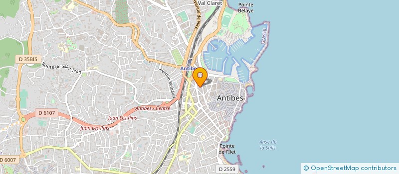localisation de l'entreprise REPROGRAPHIE CAUVIN à ANTIBES