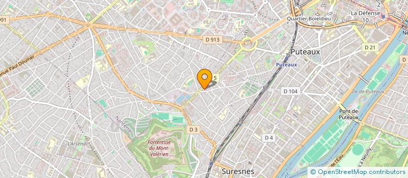 localisation de l'entreprise REPROGRAPHIE IMPRIMERIE 109 à SURESNES