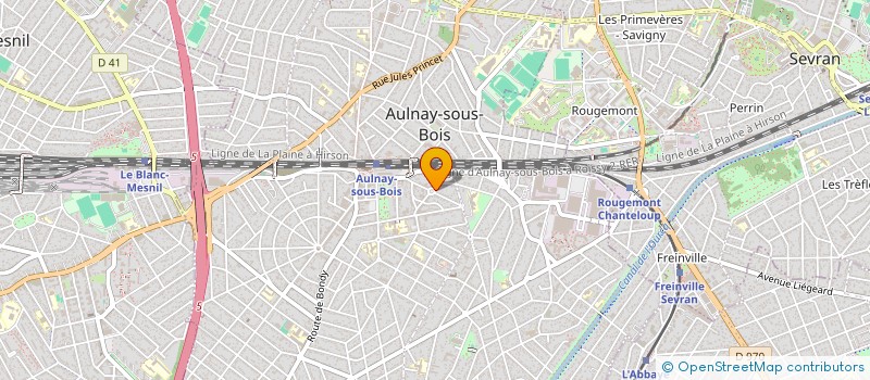 localisation de l'entreprise REPROPHOTO à AULNAY-SOUS-BOIS