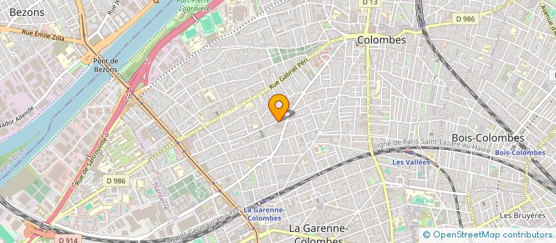localisation de l'entreprise REPROTECHNIQUE à COLOMBES