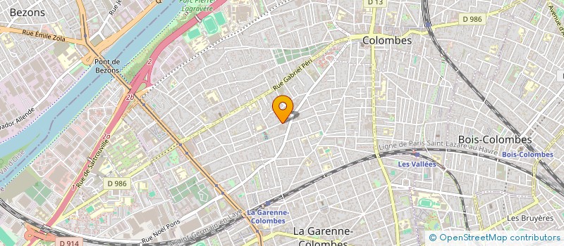 localisation de l'entreprise REPROTECHNIQUE SCOP à COLOMBES