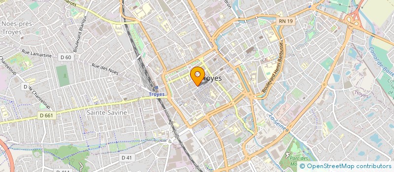 localisation de l'entreprise REPS à TROYES