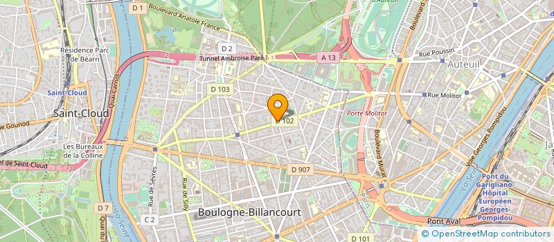 localisation de l'entreprise REPSVIEW BI à BOULOGNE-BILLANCOURT