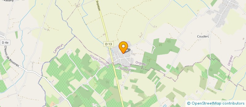 localisation de l'entreprise REPTILES & COMPAGNIE  ORGUEIL