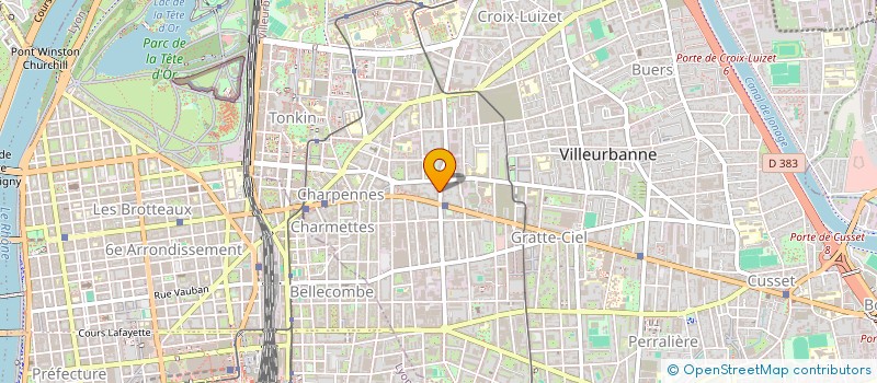 localisation de l'entreprise REPUBLIC CONFORT  VILLEURBANNE