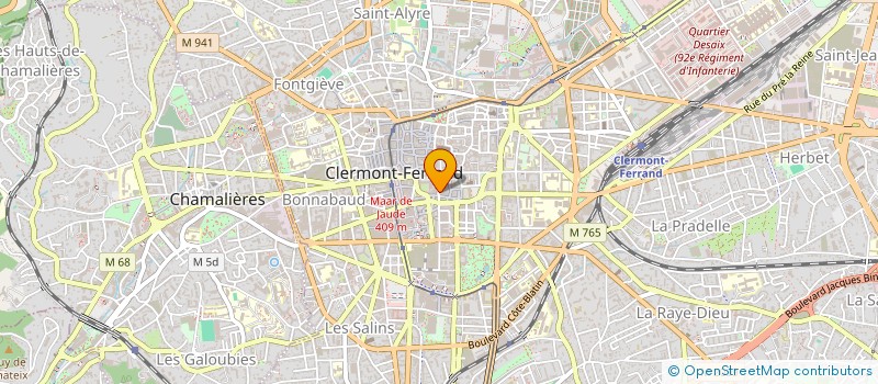 localisation de l'entreprise REPUBLINK  CLERMONT-FERRAND