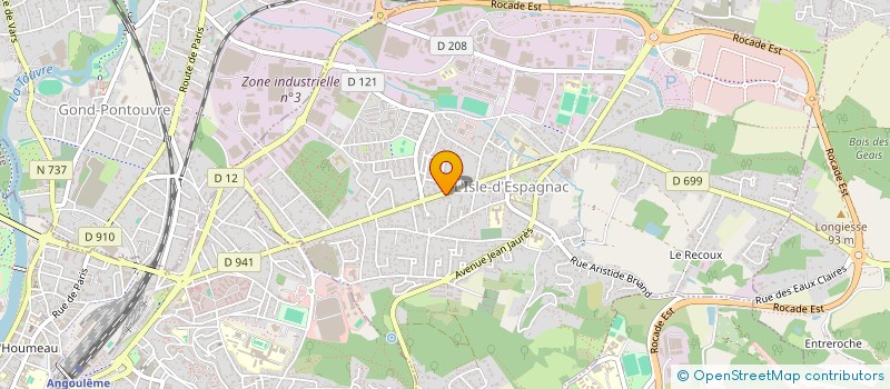 localisation de l'entreprise REPUBLIQUE 168  L'ISLE-D'ESPAGNAC