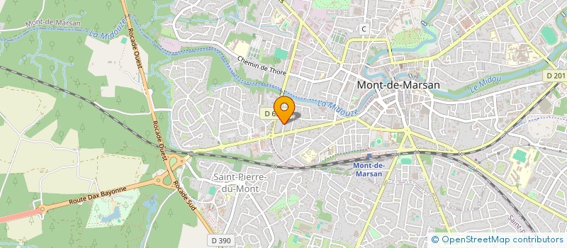 localisation de l'entreprise REPUBLIQUE 2001 à MONT-DE-MARSAN
