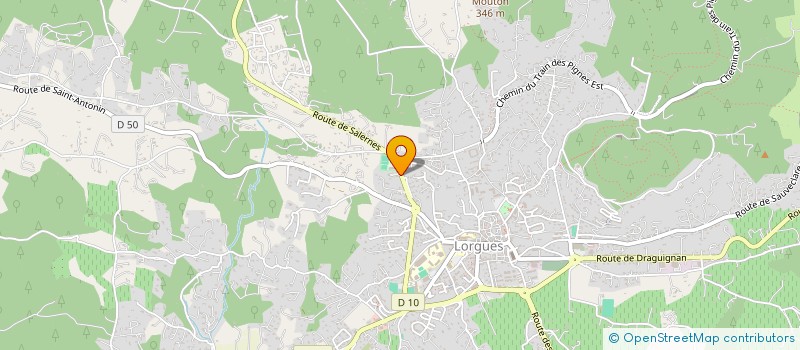 localisation de l'entreprise REPUBLIQUE  LORGUES