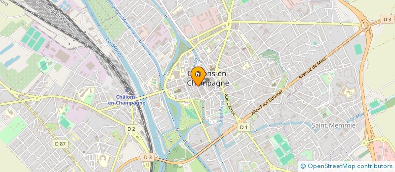 localisation de l'entreprise REPUBLIQUE +  CHALONS-EN-CHAMPAGNE