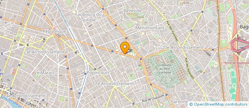 localisation de l'entreprise REPUBLIQUE 95  PARIS