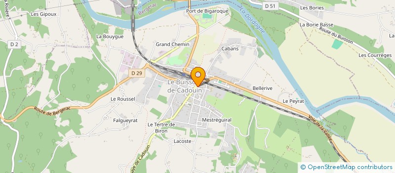 localisation de l'entreprise REPUBLIQUE  LE BUISSON-DE-CADOUIN