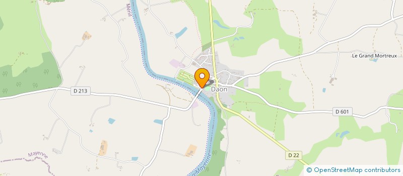 localisation de l'entreprise REPUBLIQUE CHATEAU  DAON