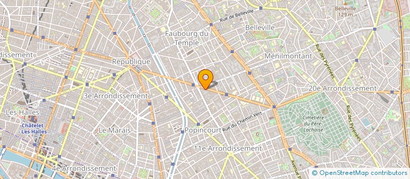 localisation de l'entreprise REPUBLIQUE COMMUNICATION à PARIS