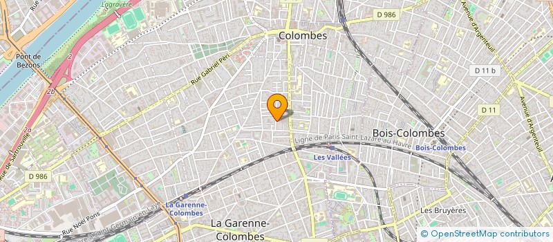 localisation de l'entreprise REPUBLIQUE DES ARTS à COLOMBES