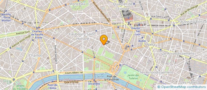 localisation de l'entreprise REPUBLIQUE FRANCAISE PRESIDENCE à PARIS
