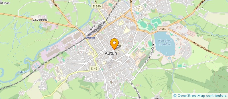 localisation de l'entreprise REPUBLIQUE GRAPHIQUE à AUTUN