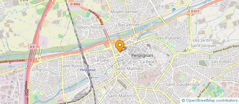 localisation de l'entreprise REPUBLIQUE NB  PERPIGNAN