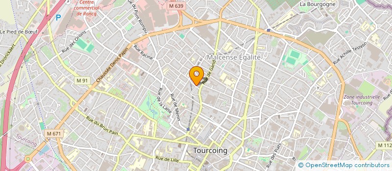 localisation de l'entreprise REPUBLIQUE POUR TOUS  TOURCOING