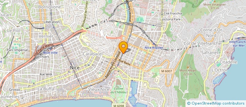 localisation de l'entreprise REPUBLIQUE VISION  NICE