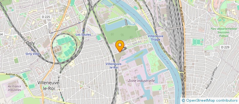 localisation de l'entreprise REQUALIFICATION DE LA RD 7 AU KRELIN BICETRE ET A VILLEJUIF  VILLENEUVE-LE-ROI