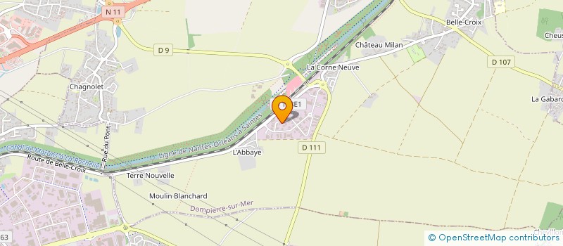 localisation de l'entreprise REQUIN COCKTAIL  DOMPIERRE-SUR-MER