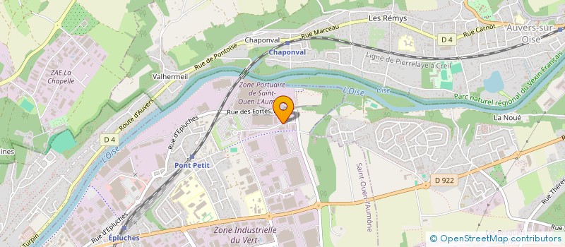 localisation de l'entreprise REROFLEX à SAINT-OUEN-L'AUMONE