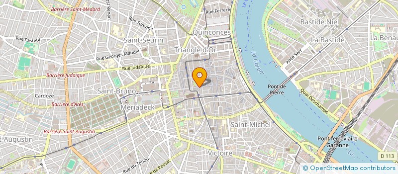 localisation de l'entreprise RES 32 R DES 3 CONILS  BORDEAUX