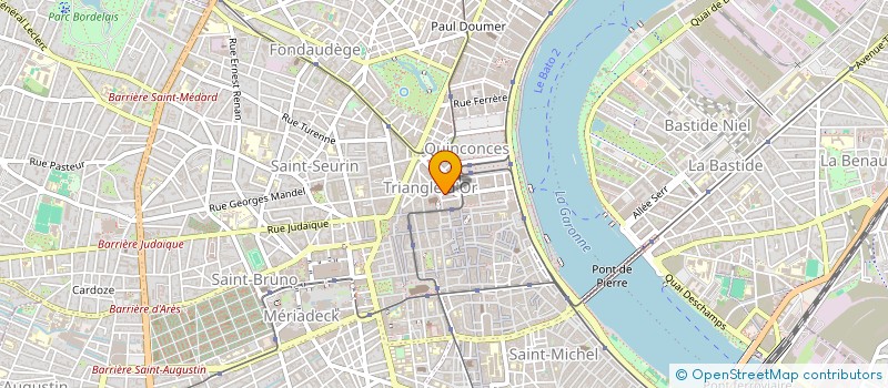 localisation de l'entreprise RES 4 ET 6 RUE J J BEL  BORDEAUX