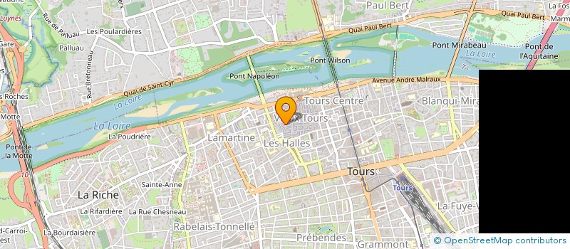 localisation de l'entreprise RES 5 RUE DU SERPENT VOLANT  TOURS